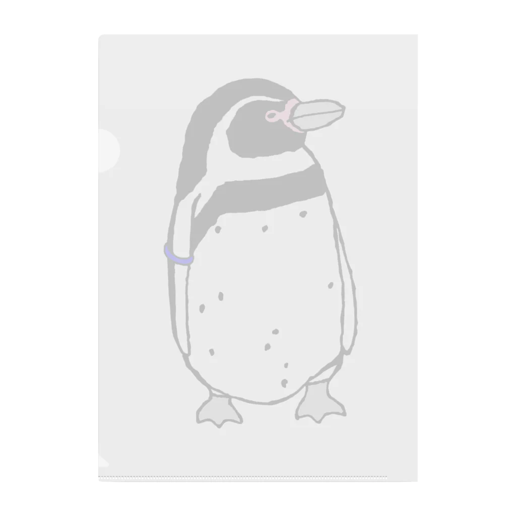ゆるいペンギン屋のぼーっとフンボさん クリアファイル