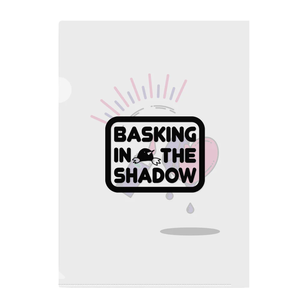 Basking In The Shadowの溶融 Clear File Folder