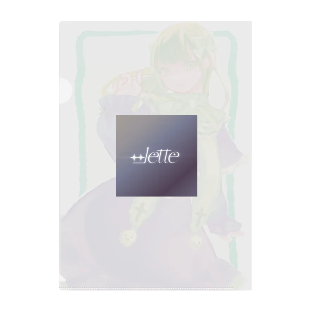 ∞lette OFFICIAL STOREの小鳥わたげ Clear File Folder