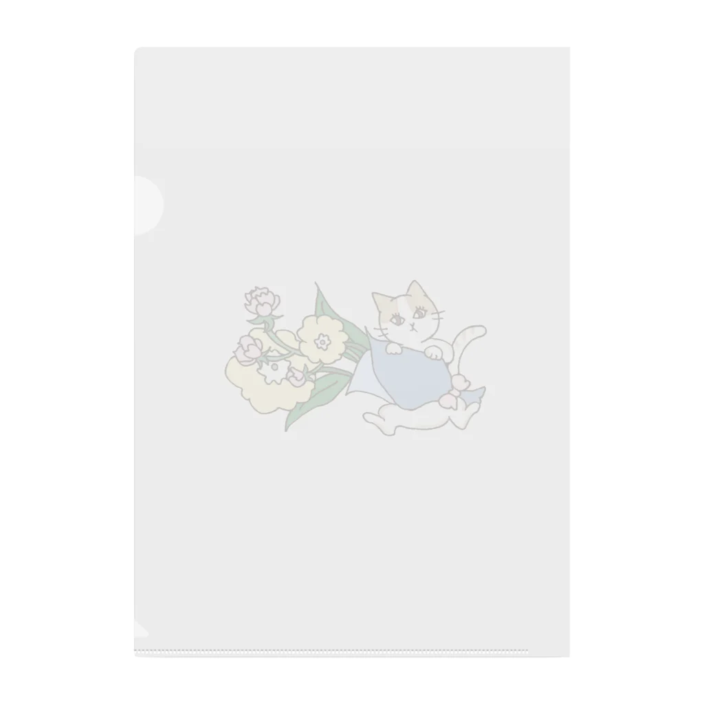 Hinanochin.shopのa hachiware cat Clear File Folder