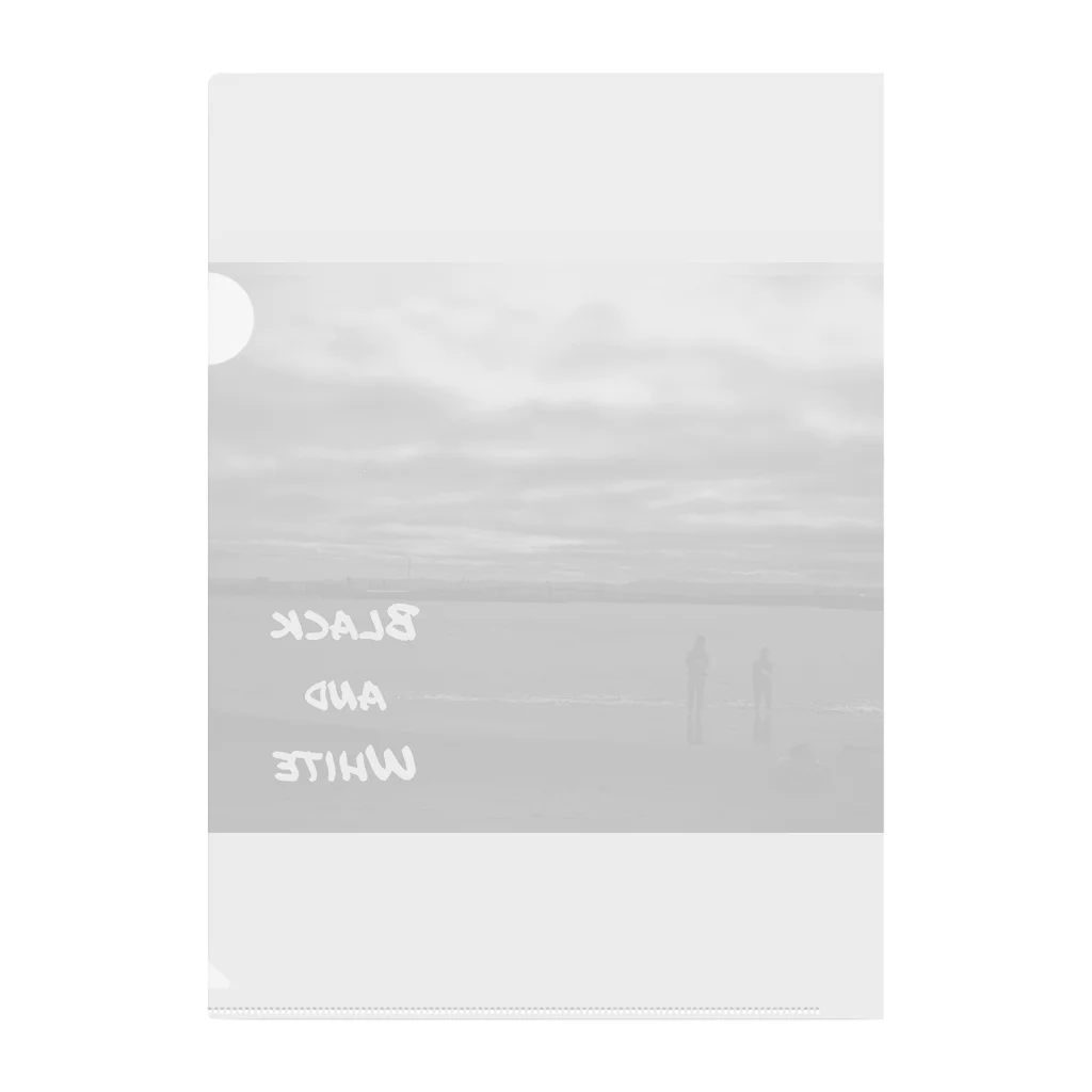 FILM CANERA FANのCloudy Sky and Ocean  Clear File Folder