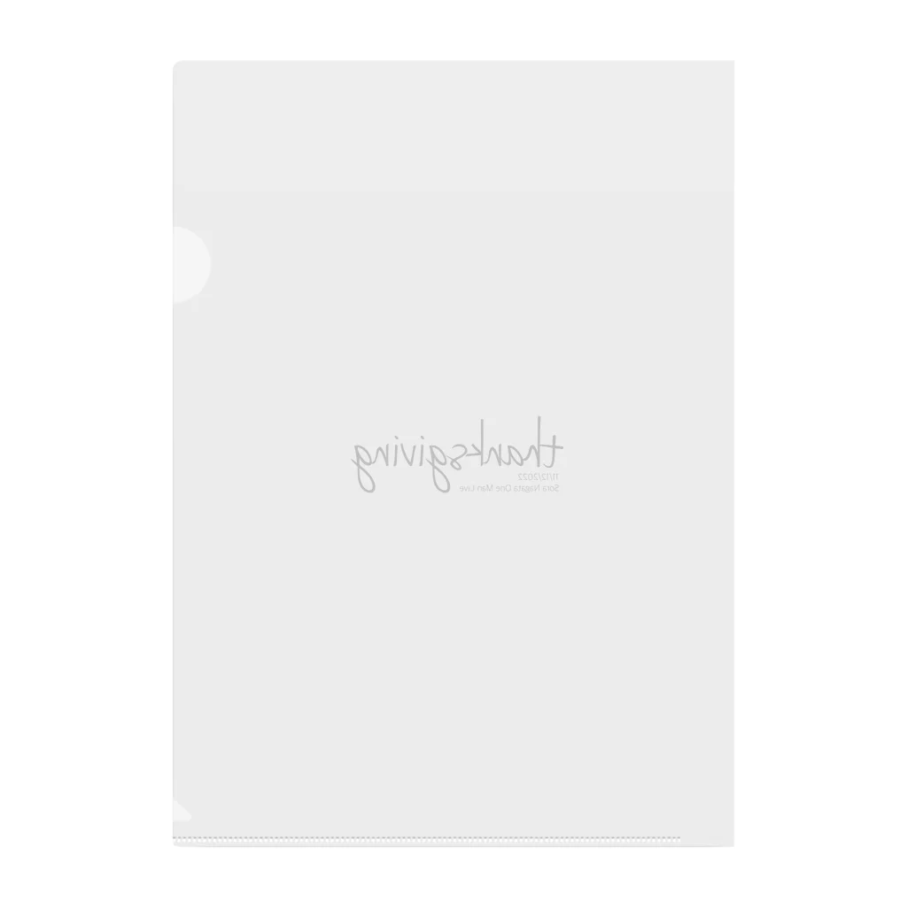 Pochette-Onlineのワンマンライブ〜thanksgiving〜公式グッズ Clear File Folder