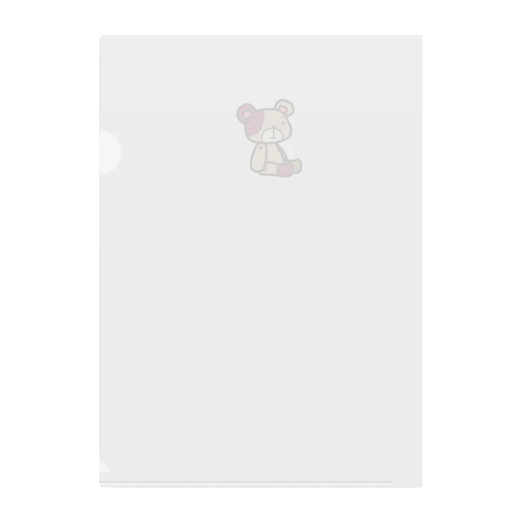 ゆるれあの「ぬ」ぬいぐるみ Clear File Folder