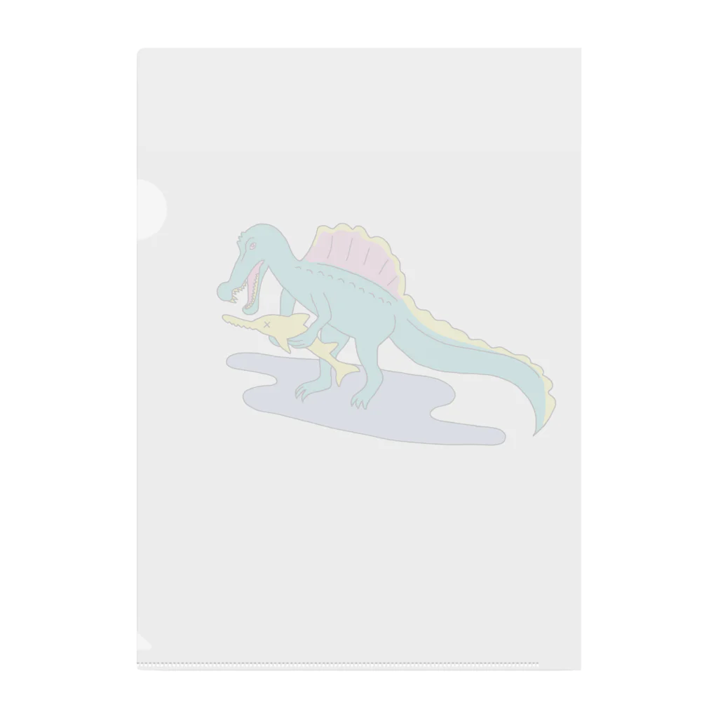 LONESOME TYPE ススのスピノサウルス［3］後期 Clear File Folder