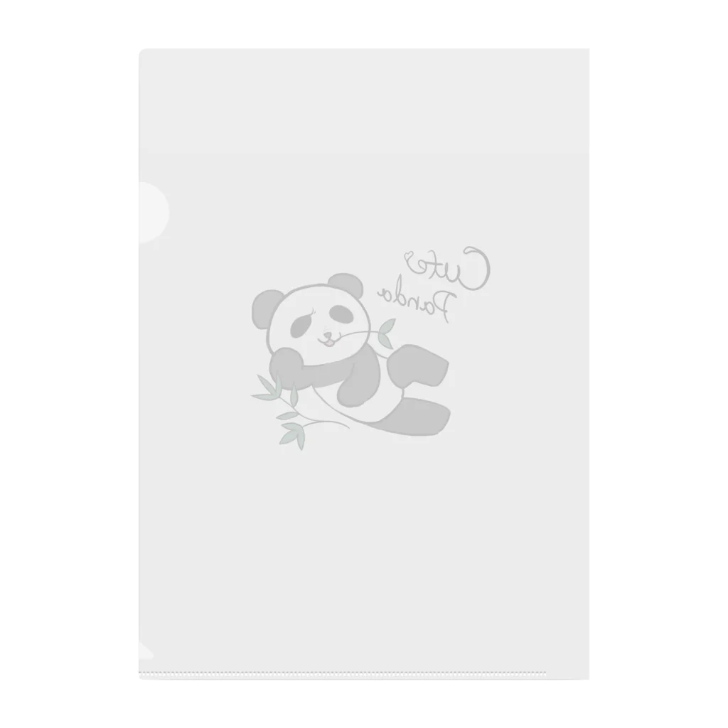 rk27のCutePanda クリアファイル