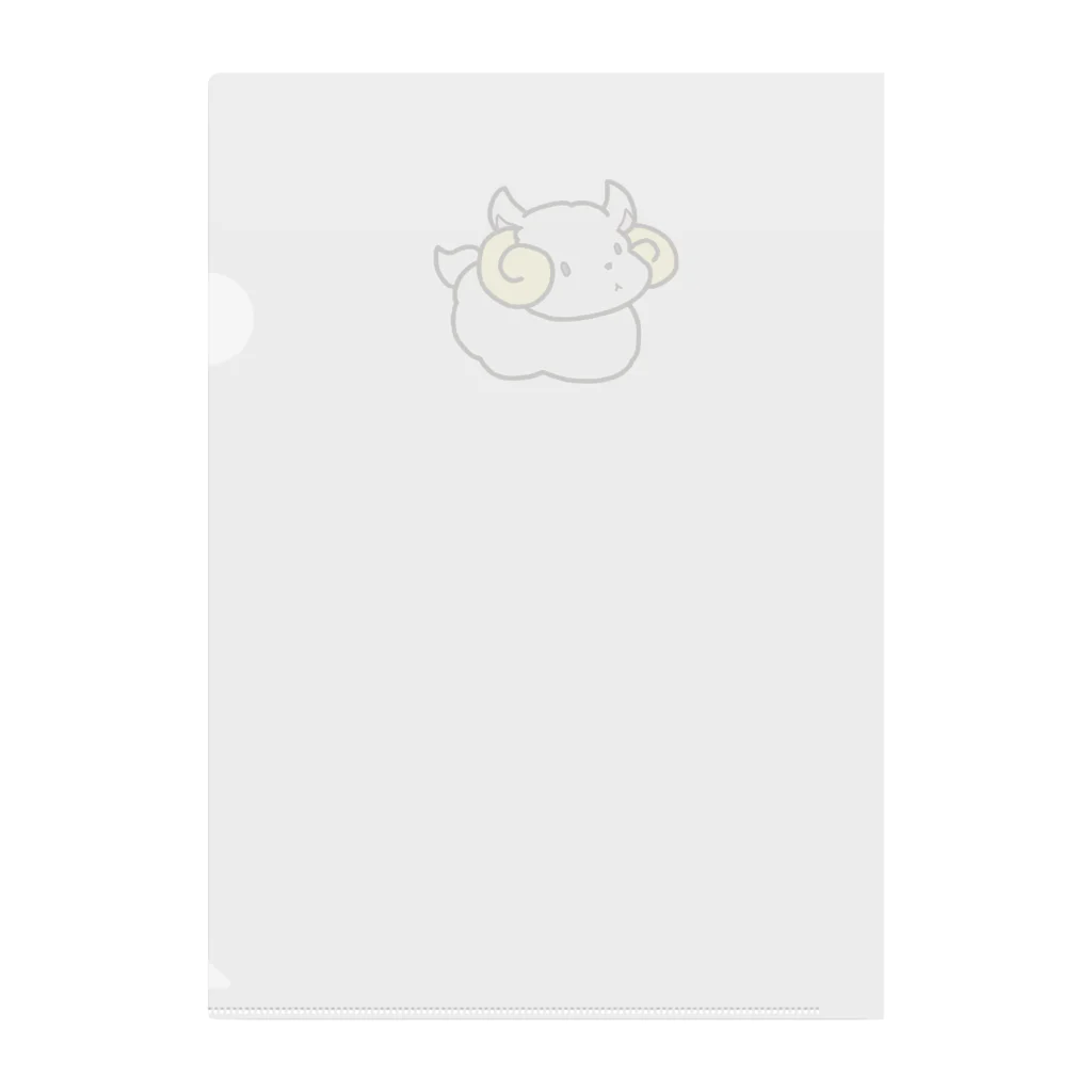 ゆるれあの「ひ」ひつじ Clear File Folder