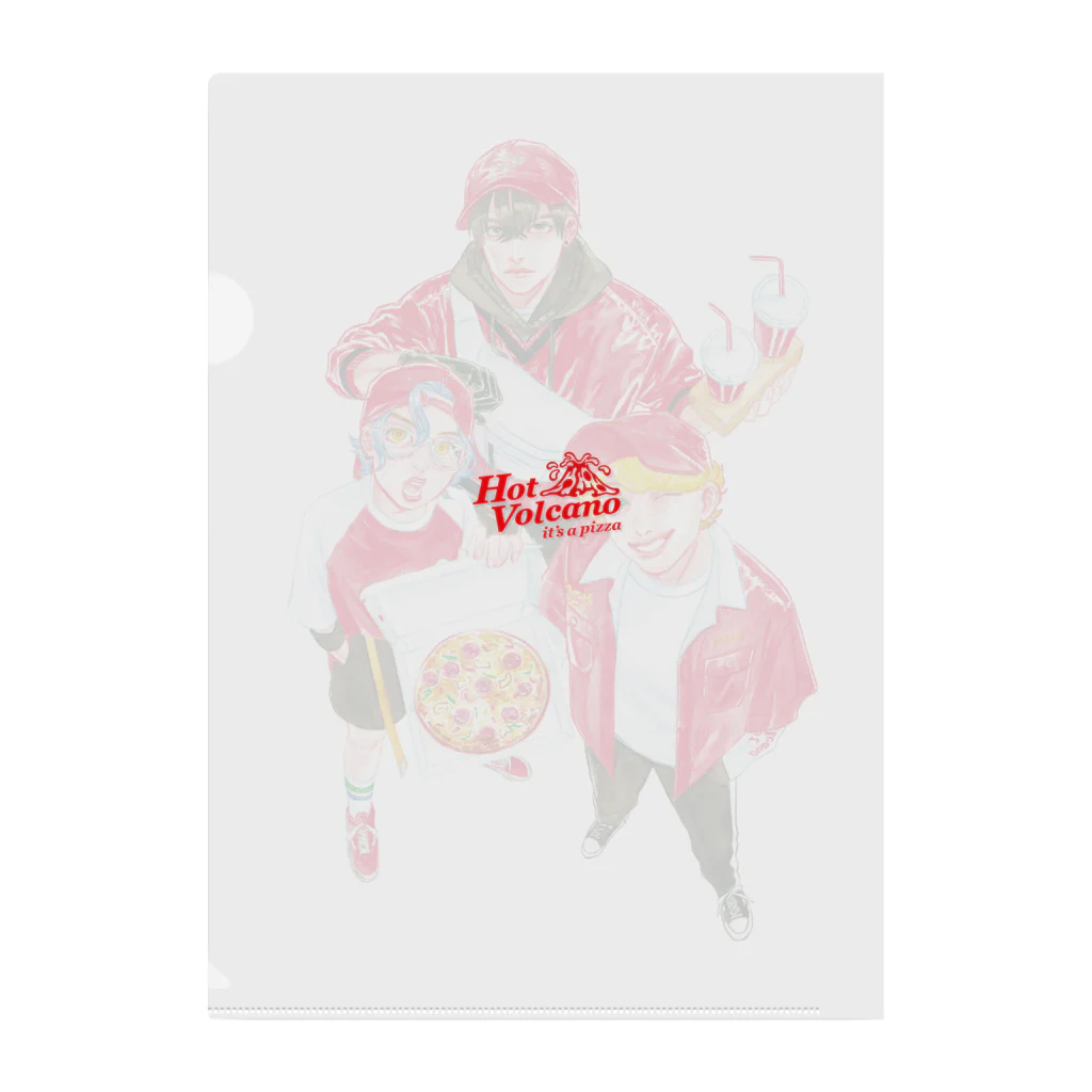 わわわ！デリバリーのIt's a Pizza! Clear File Folder