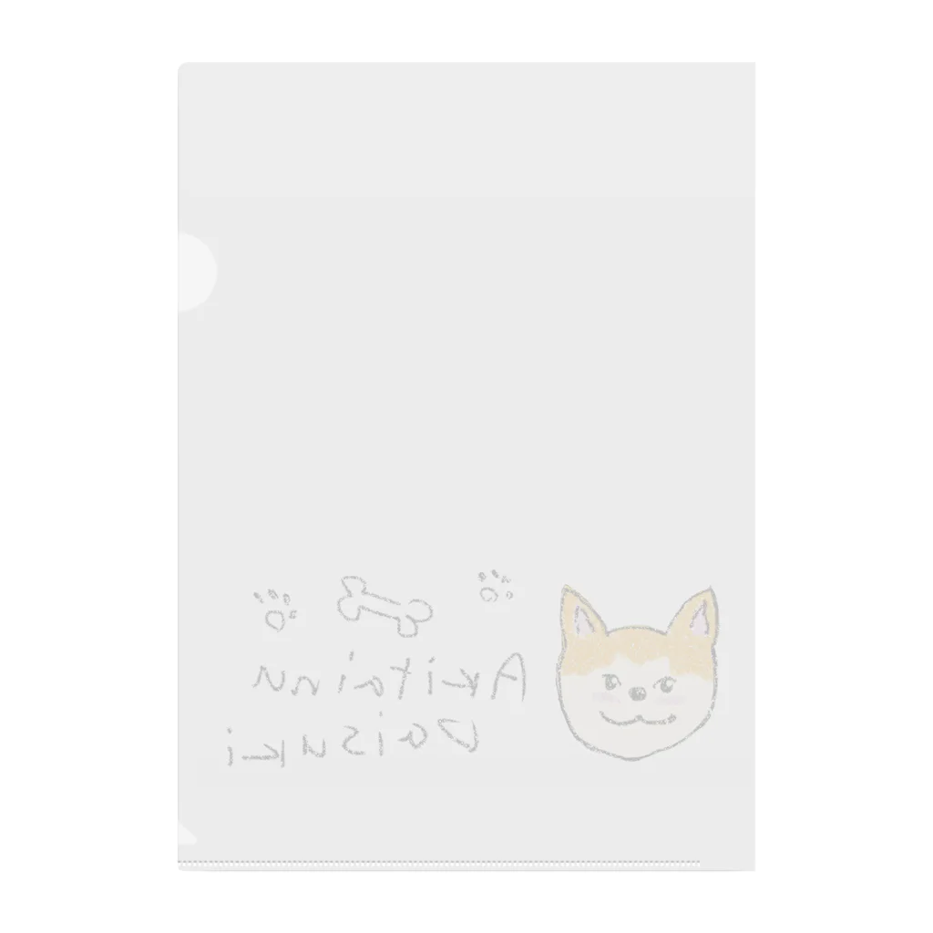 アウトドア大好き秋田犬の◇秋田犬だいすき◇ Clear File Folder