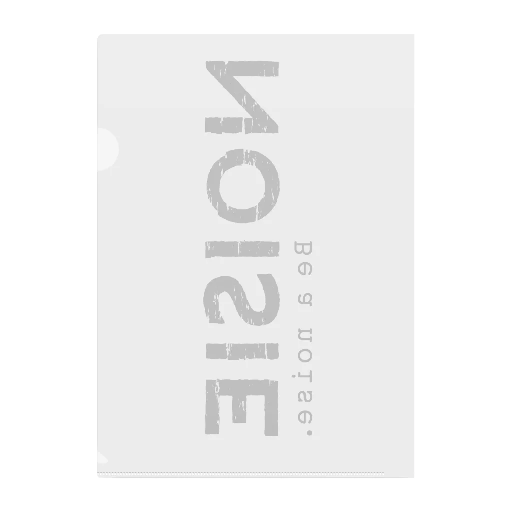 noisie_jpの『NOISIE』BLACK（縦）ロゴシリーズ Clear File Folder