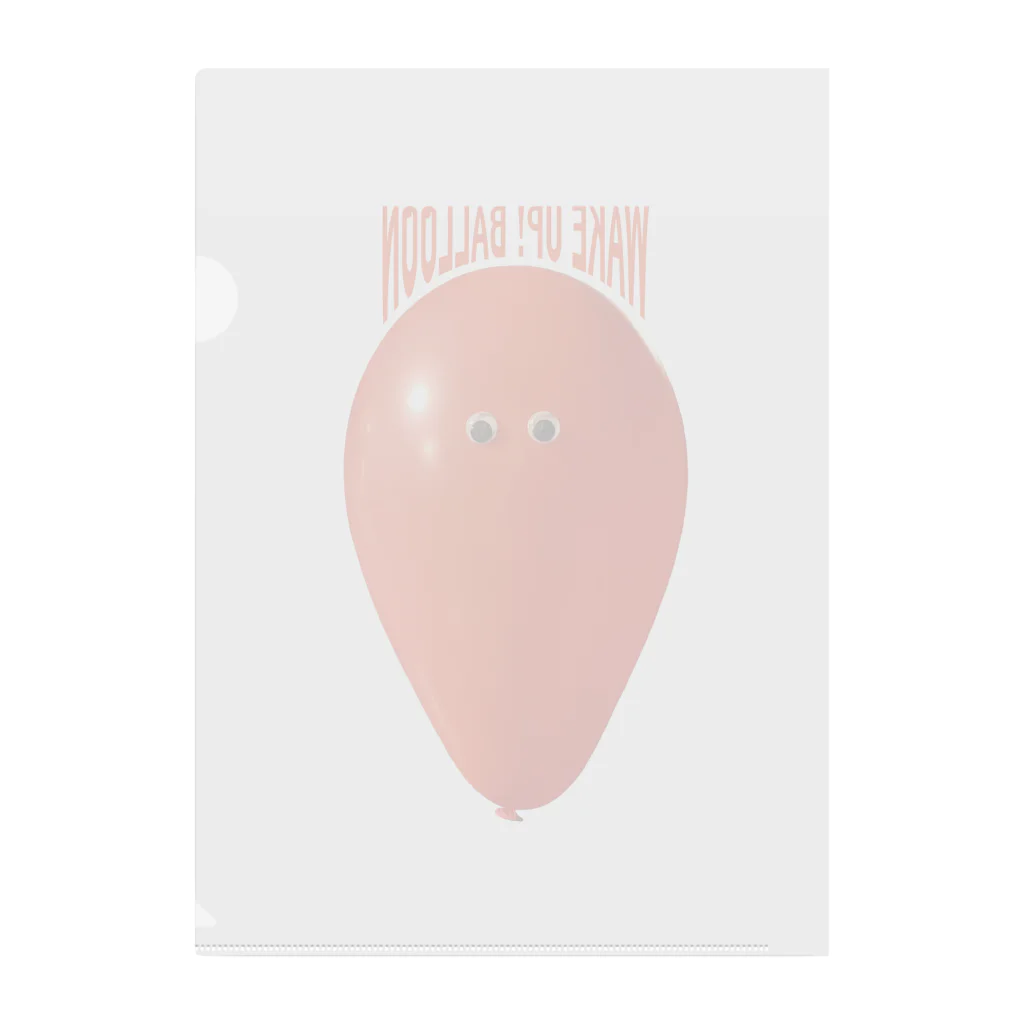 WakeUp!BalloonのRedBalloon Clear File Folder