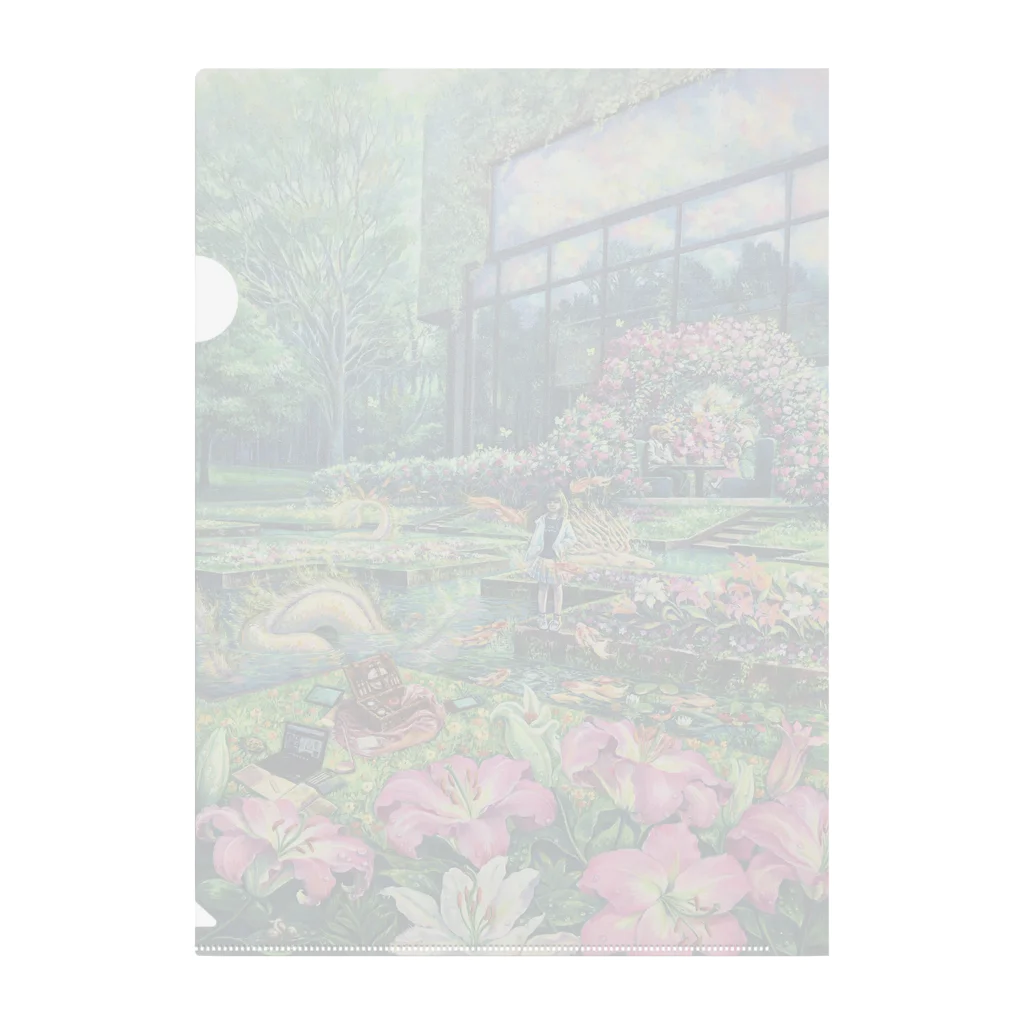 🌿Art shop Kano🌿の8歳の肖像 Clear File Folder