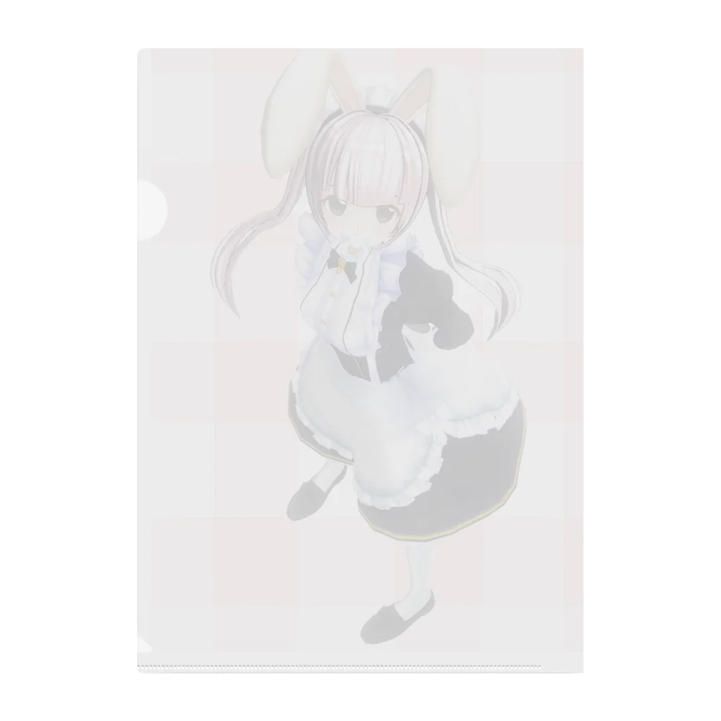 メアのいちごミルク Clear File Folder