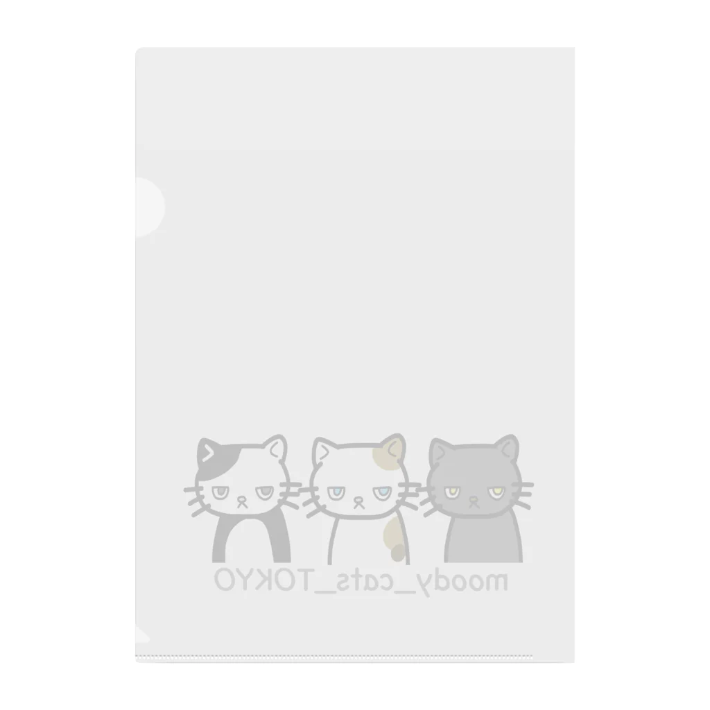 moody_cats_TOKYOのmoody_cats_TOKYO Clear File Folder