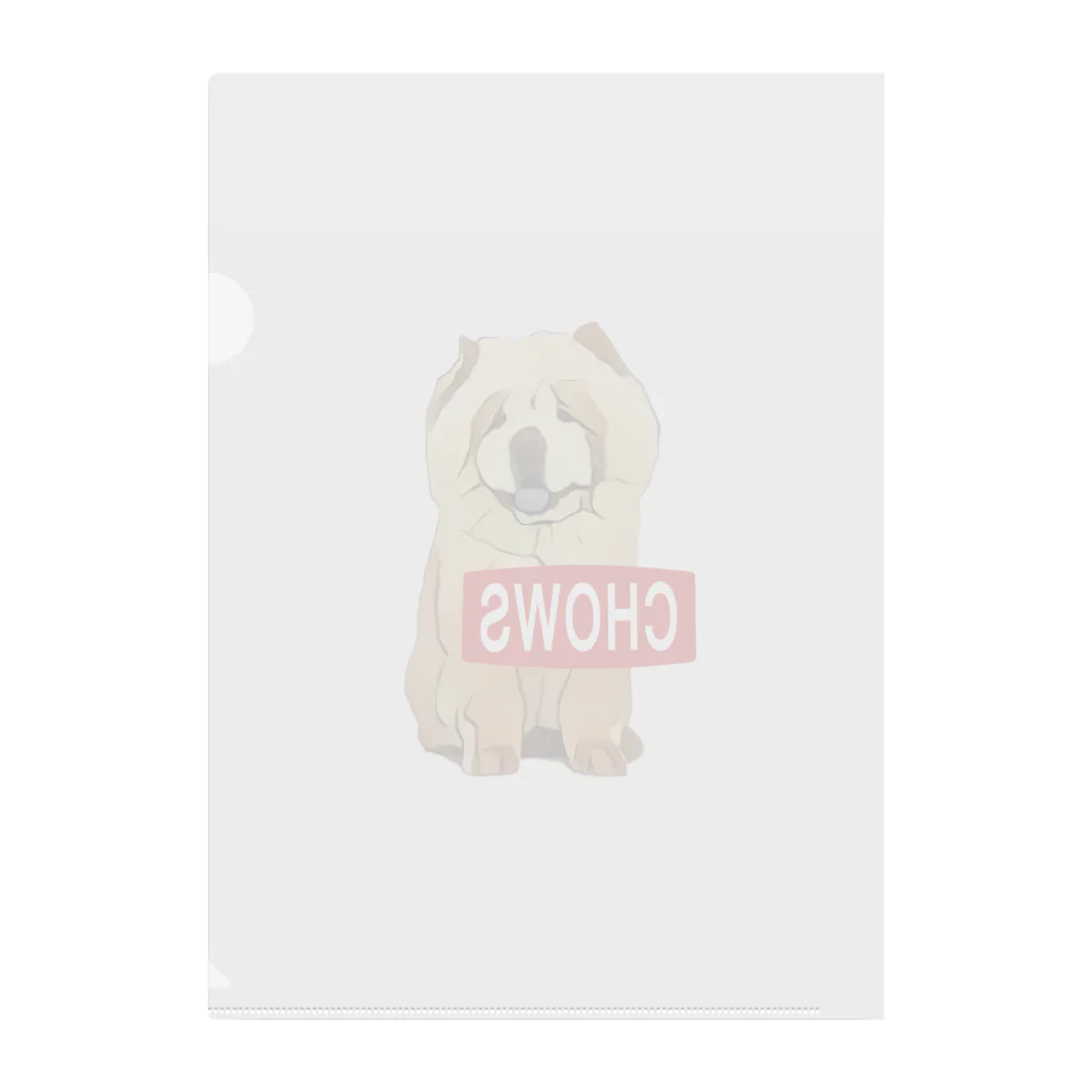 【CHOWS】チャウスの【CHOWS】チャウス Clear File Folder