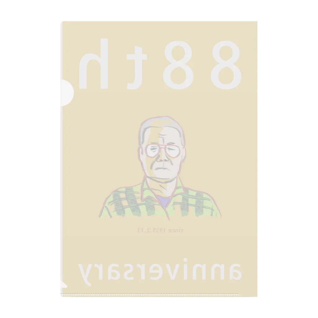 アラフラオオセの88th anniversary limited item Clear File Folder