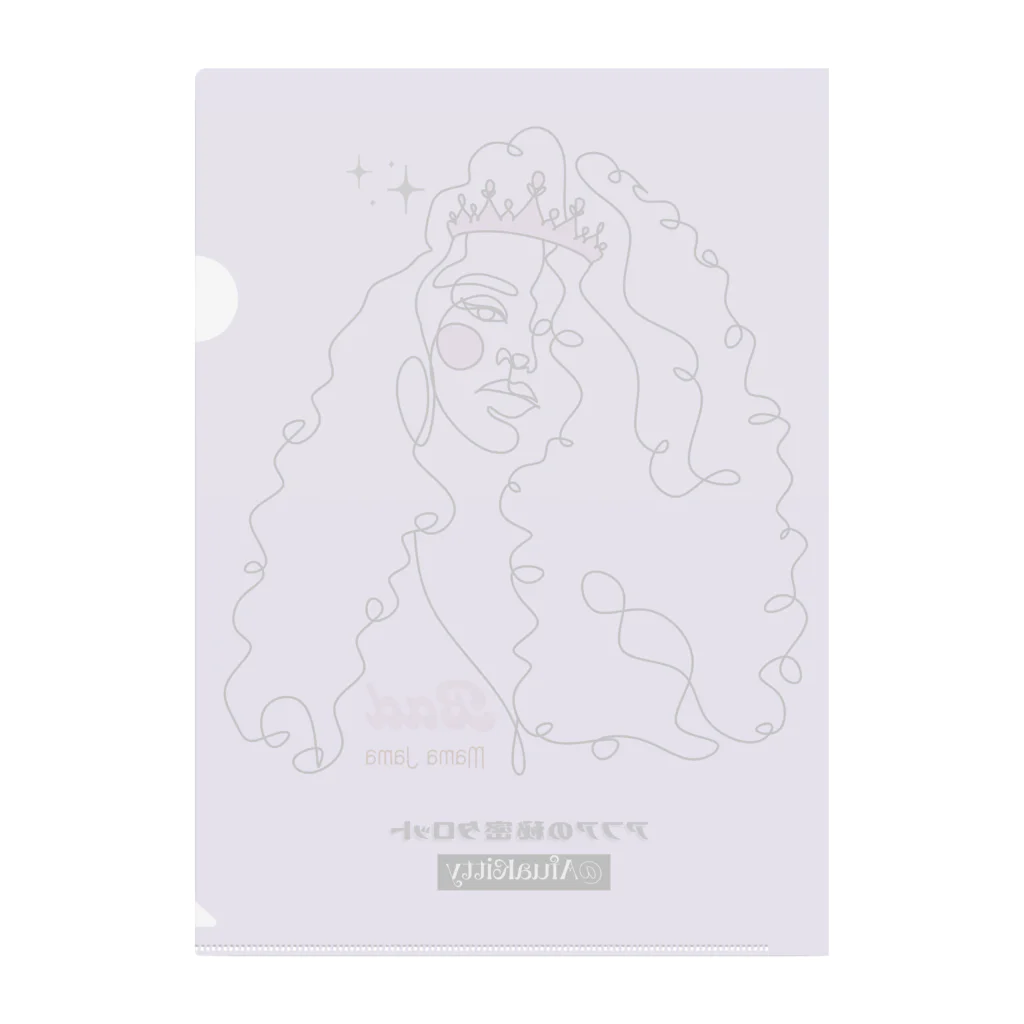 アフアの秘密タロットの❥アフアの秘密タロット【クリアファイル】Bad Mama Jama  (PP)  Clear File Folder