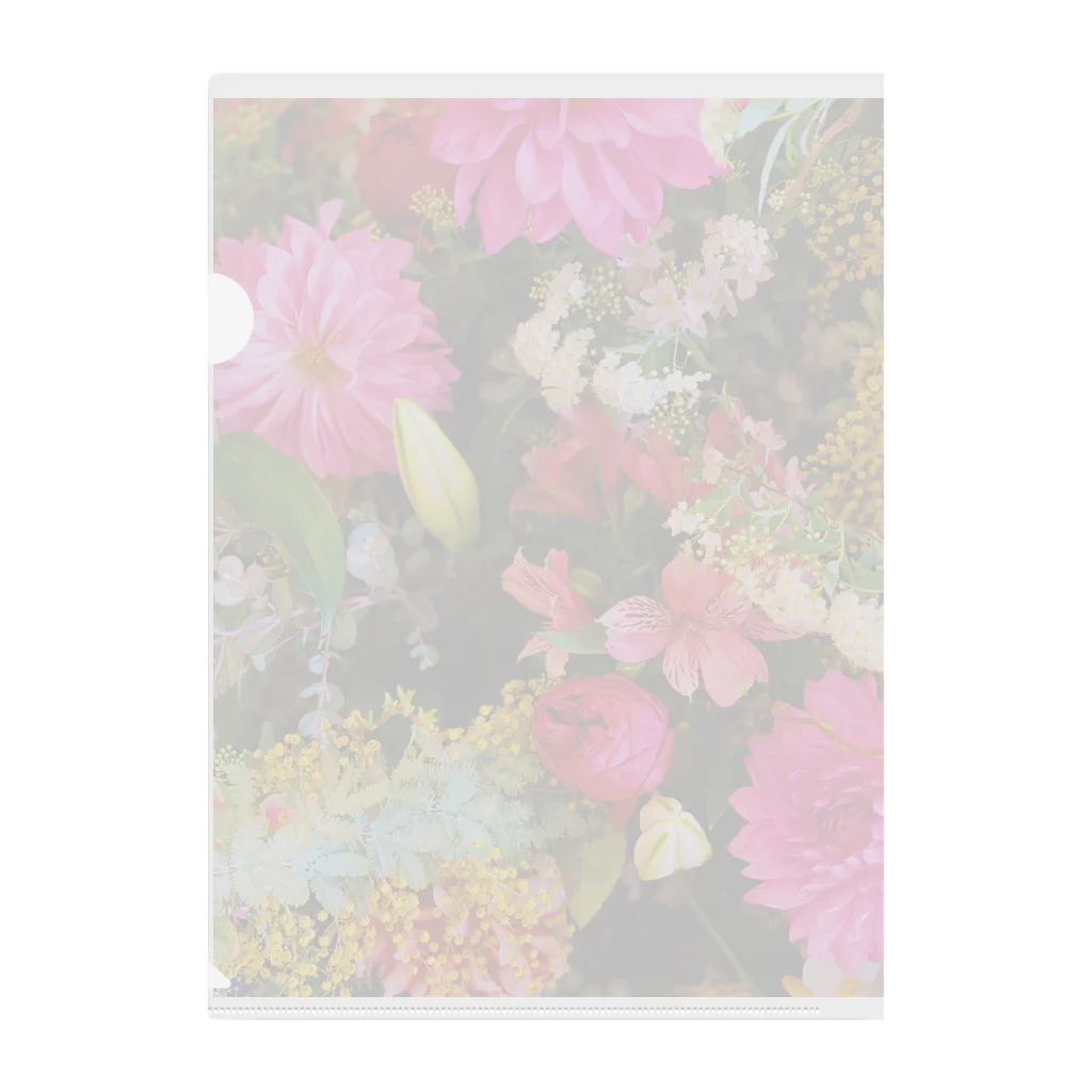 FUMINA UNO オリジナルショップのflower power Clear File Folder