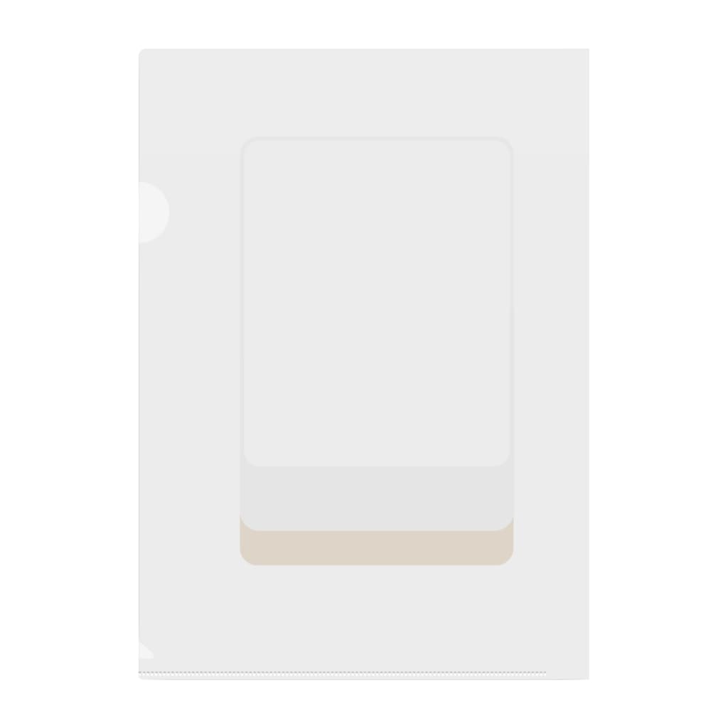 キッズモード某の白 ( 麻雀グッズ ) Clear File Folder
