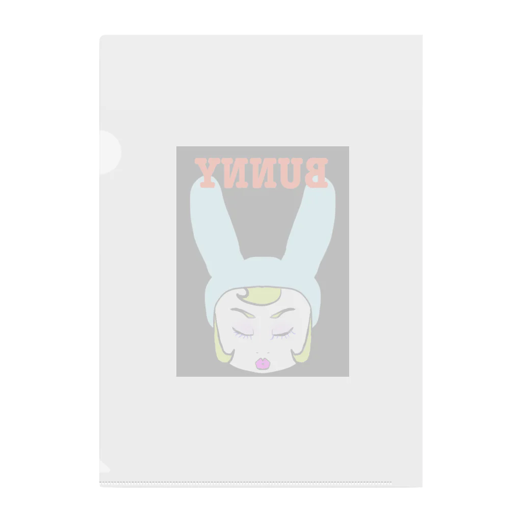 mamo〜のBunny girl Clear File Folder