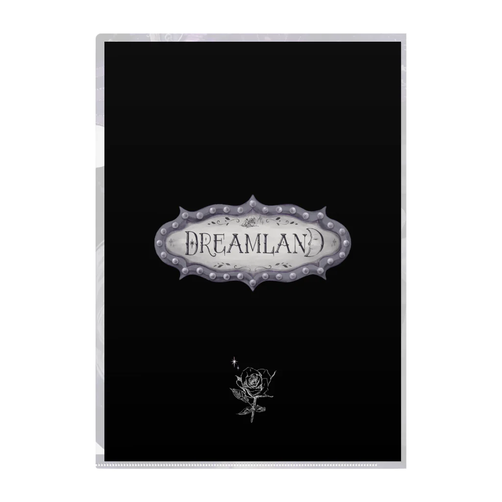 DREAMLANDのお土産屋の私の眼を見てご覧 Clear File Folder