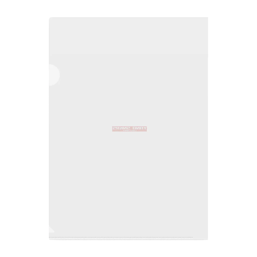 矢野靴店の矢野靴店BOXLOGO Clear File Folder