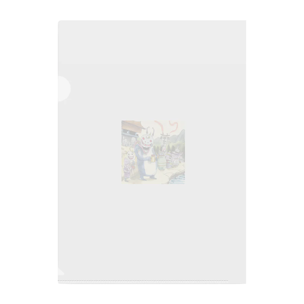 teamSOUのMiyoshi Lovers -Yokai Sake Festival 01- Clear File Folder