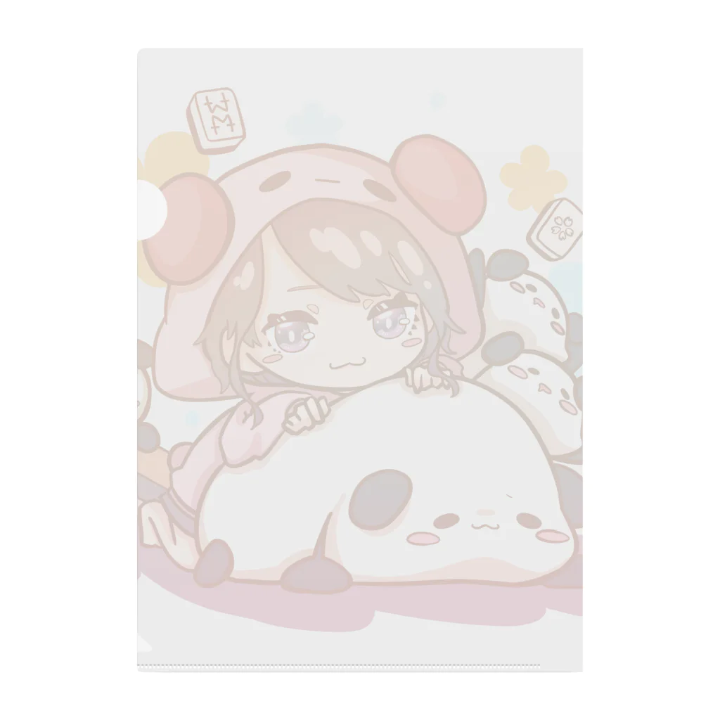 rei_adachiのPanda REI Clear File Folder