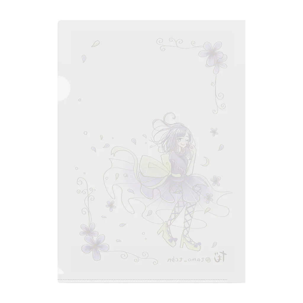 たちばな もものvioletgirl クリアファイル Clear File Folder