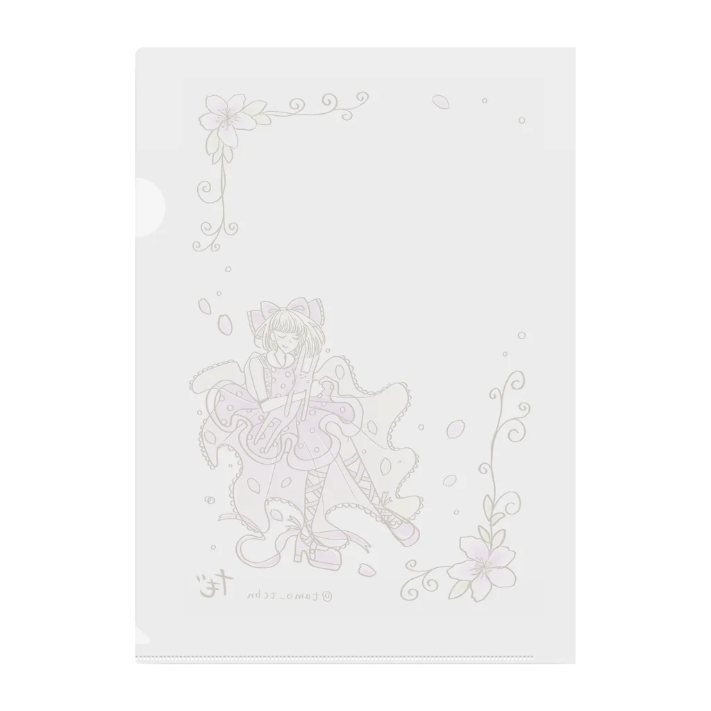 たちばな もものpeachgirl クリアファイル Clear File Folder