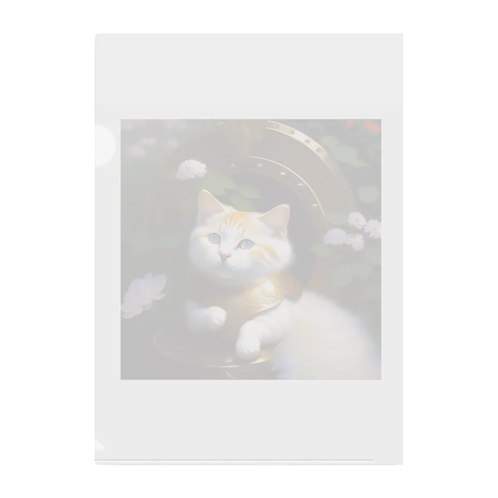 CAT_LINE_STOREの天界に住まうイタズラ猫 Clear File Folder