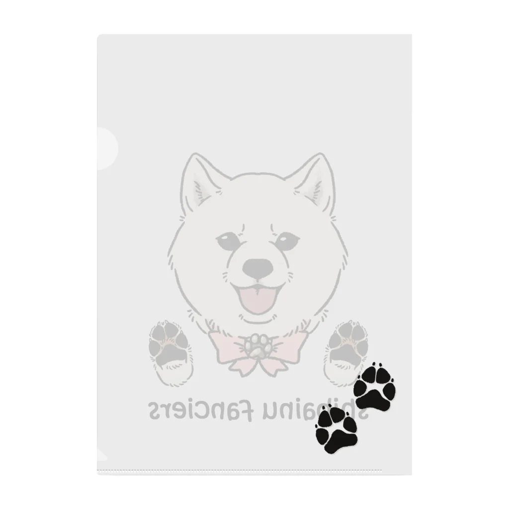 豆つぶのshiba-inu fanciers(白柴) Clear File Folder