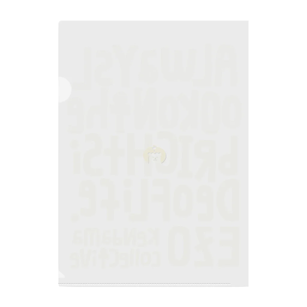 EZO Kendama Collective StoreのEZO Kendama Collective 2023声明文 Clear File Folder