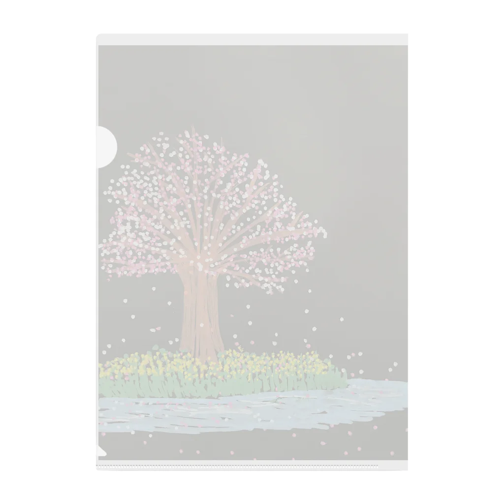 ちくわ村の桜 Clear File Folder