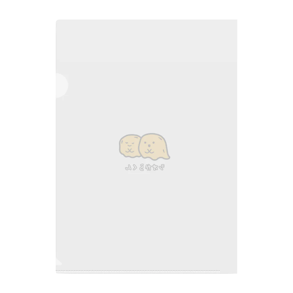 SS SHOP 【SOVL GOODS】のシオからくん Clear File Folder