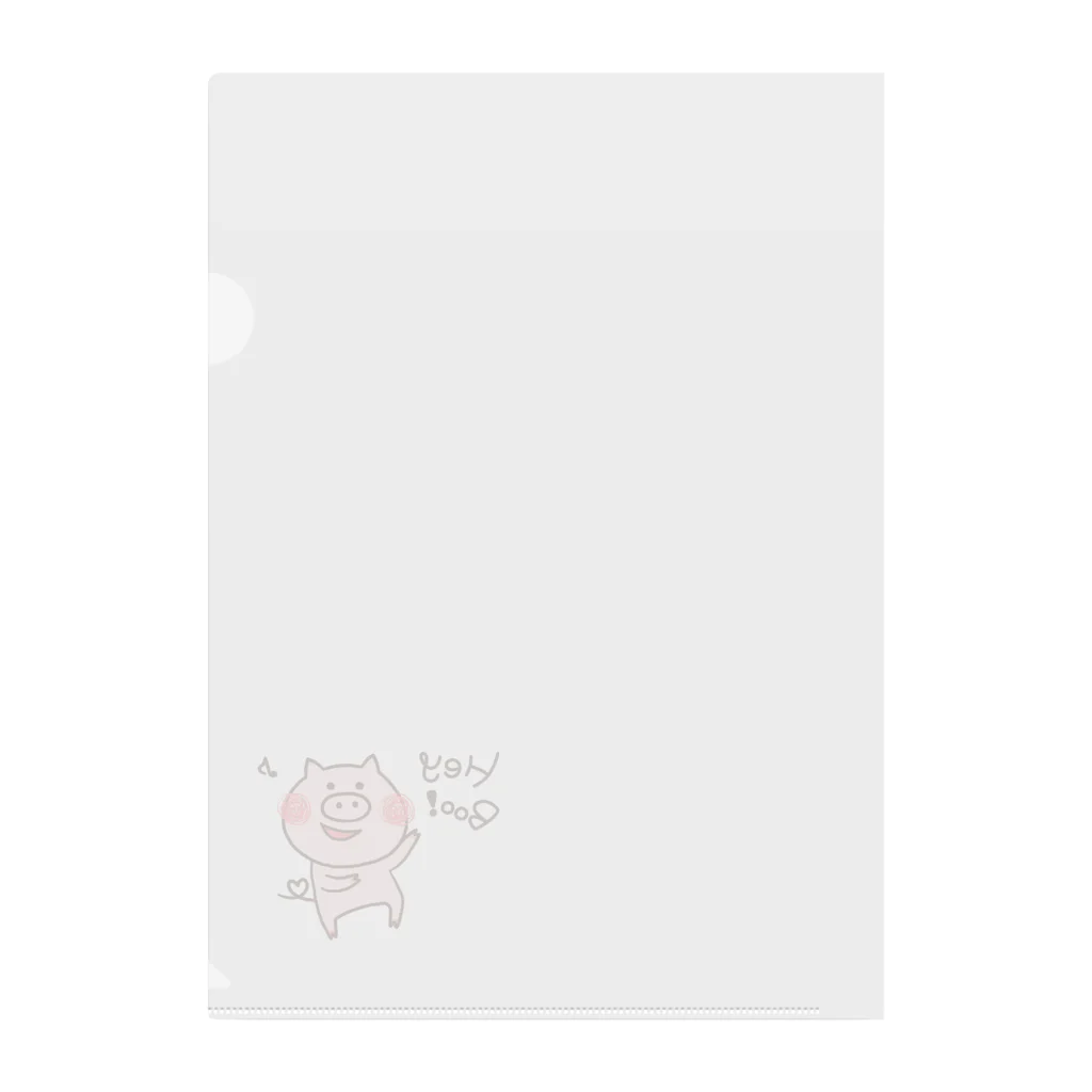 Boo-chanの踊るぶーちゃんクリアファイル Clear File Folder