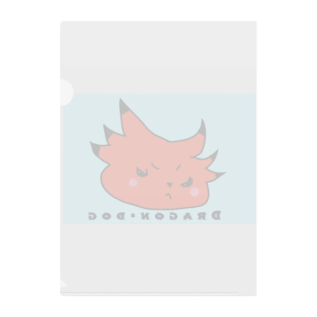 みつまめこshopのDragon×dog Clear File Folder