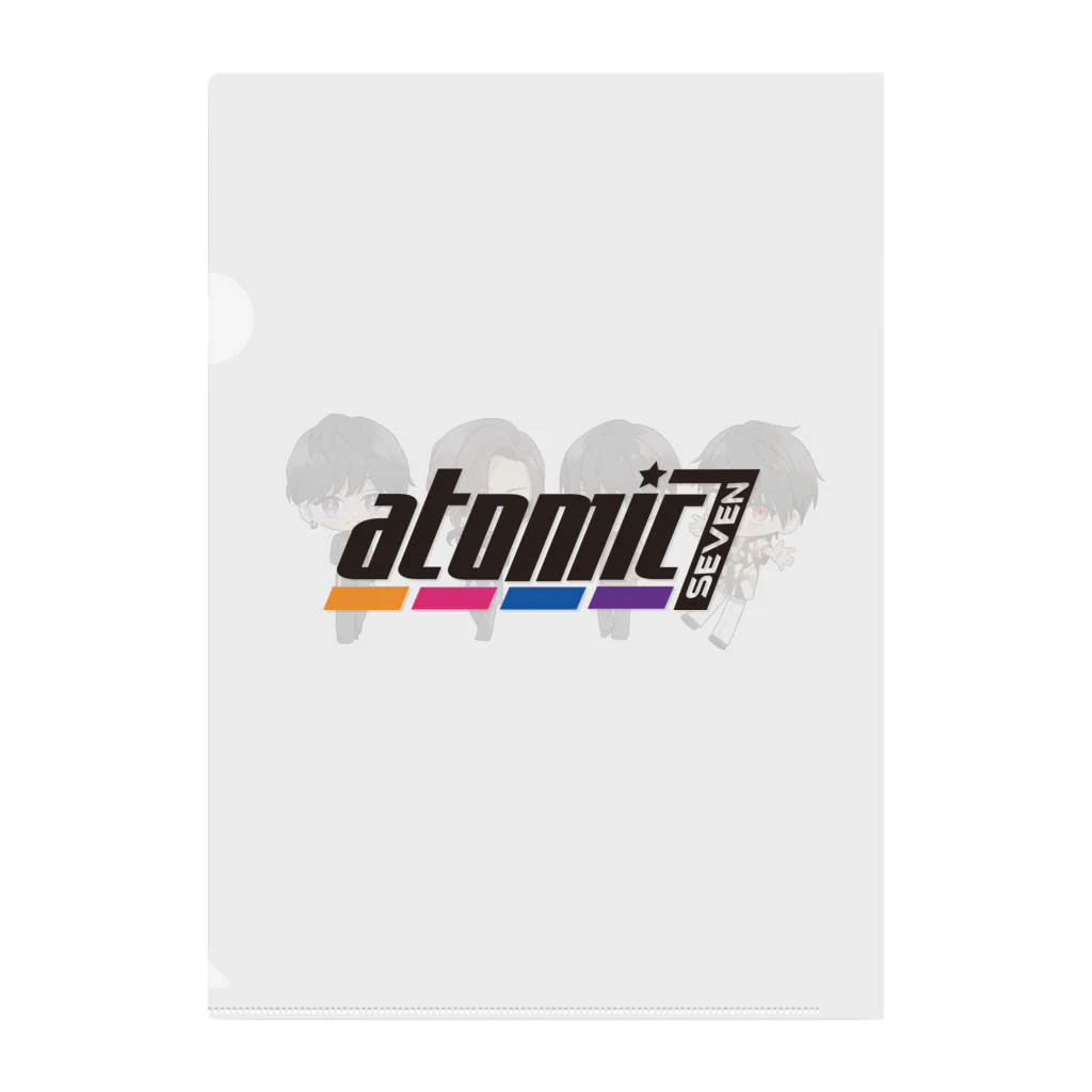 atomic7の【クリアファイル】atomic7 （ミニキャラ） Clear File Folder