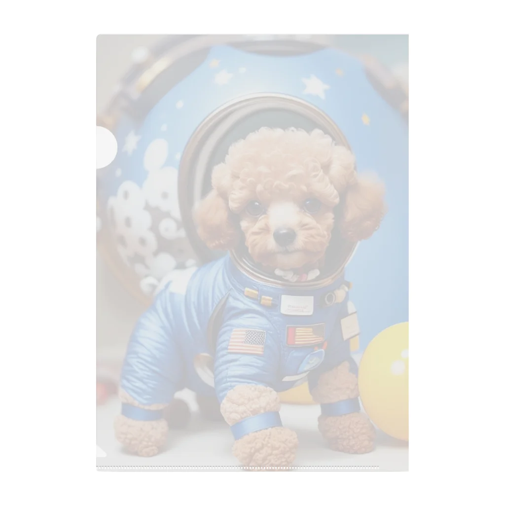 Pet_Charmの宙飛行士のような姿で登場!! Clear File Folder