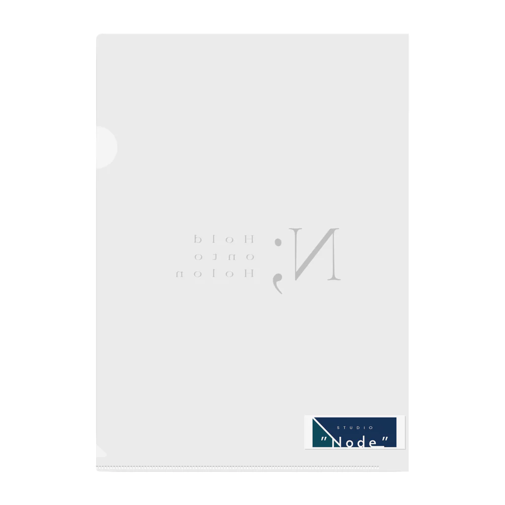 Studio“Node” official shopのN; Clear File Folder