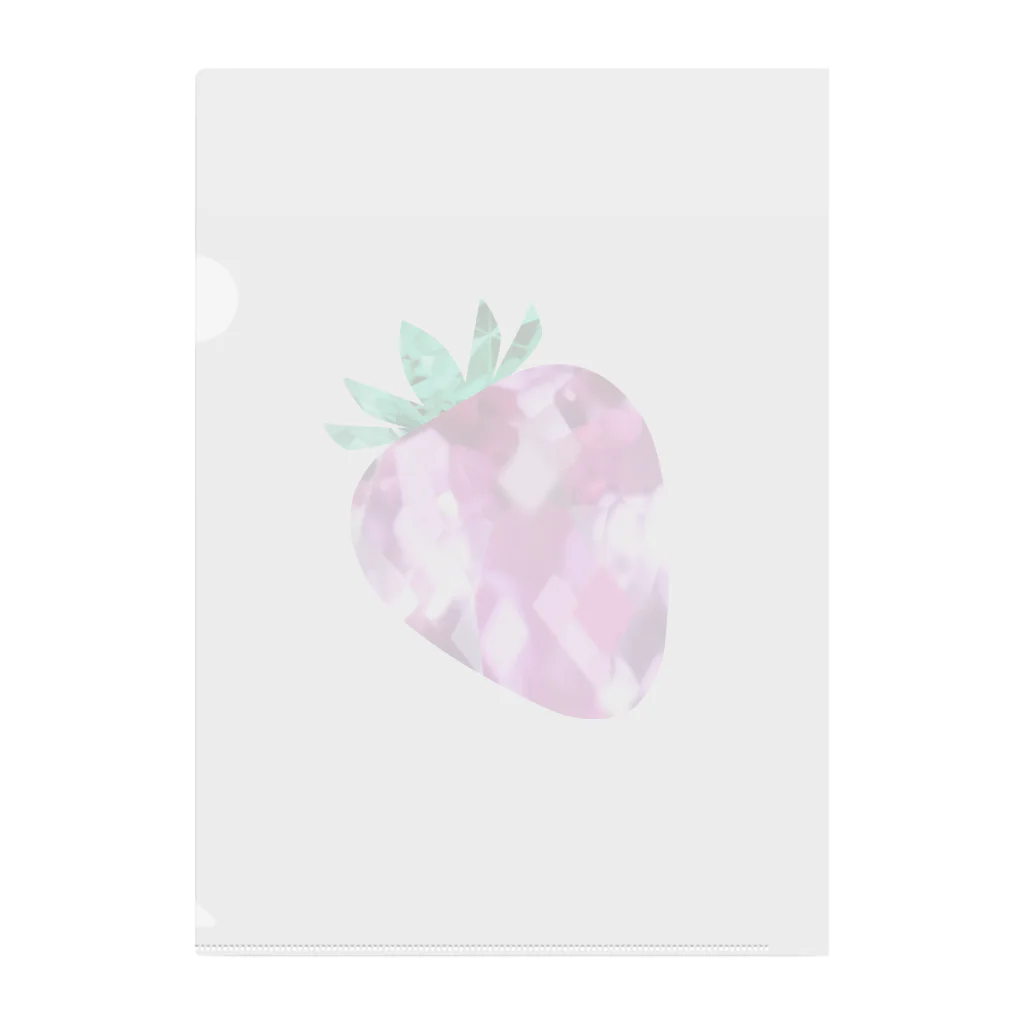 Suzutakaの苺の宝石 Clear File Folder