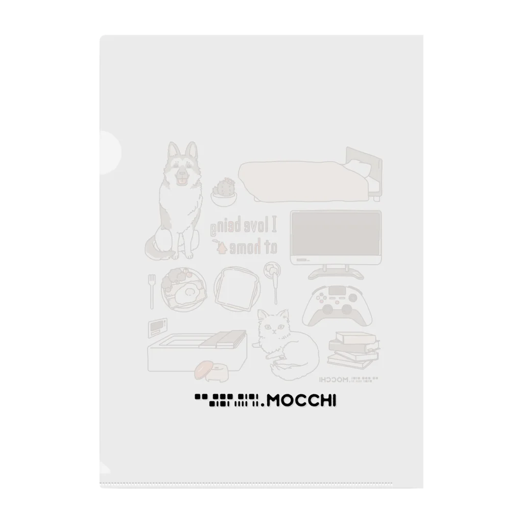 mocchi’s workshopのおうち大好き Clear File Folder