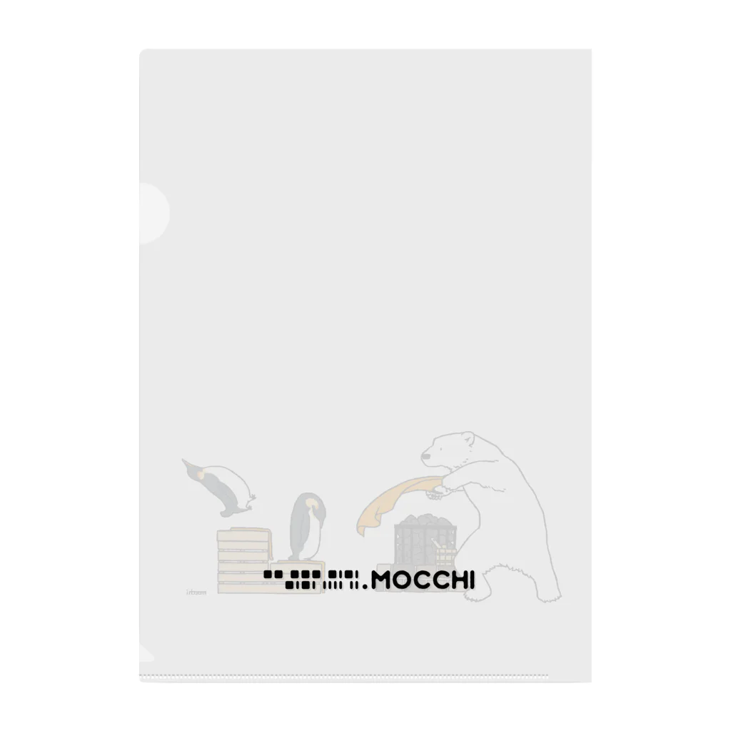 mocchi’s workshopのシロクマロウリュ Clear File Folder