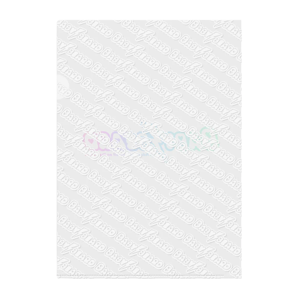 BABYBEARDのBABYBEARD Official LOGO(color) Clear File Folder