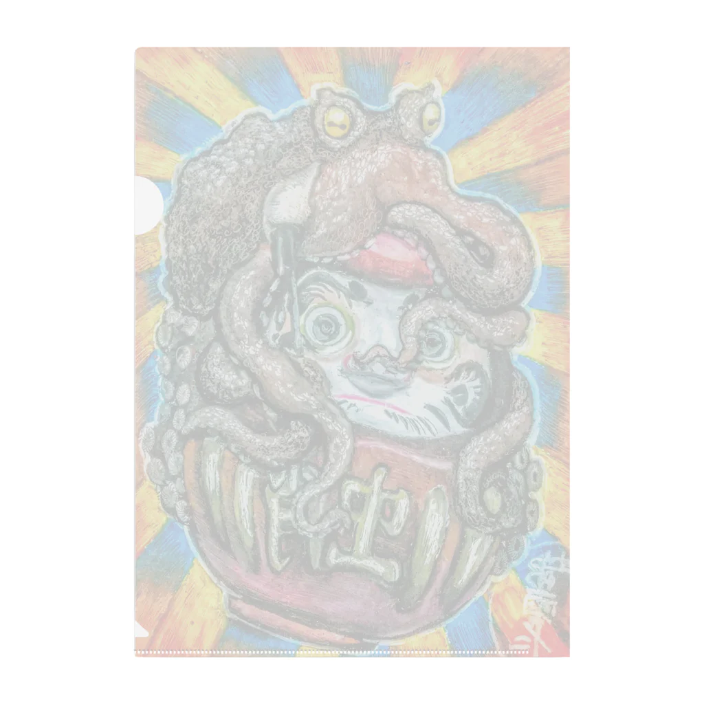 Kraken's potの多幸達磨(クリアファイル) Clear File Folder