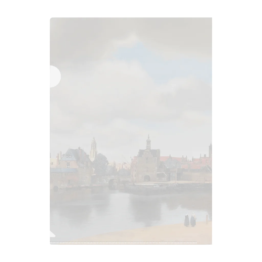 世界美術商店のデルフト眺望 / View of Delft Clear File Folder