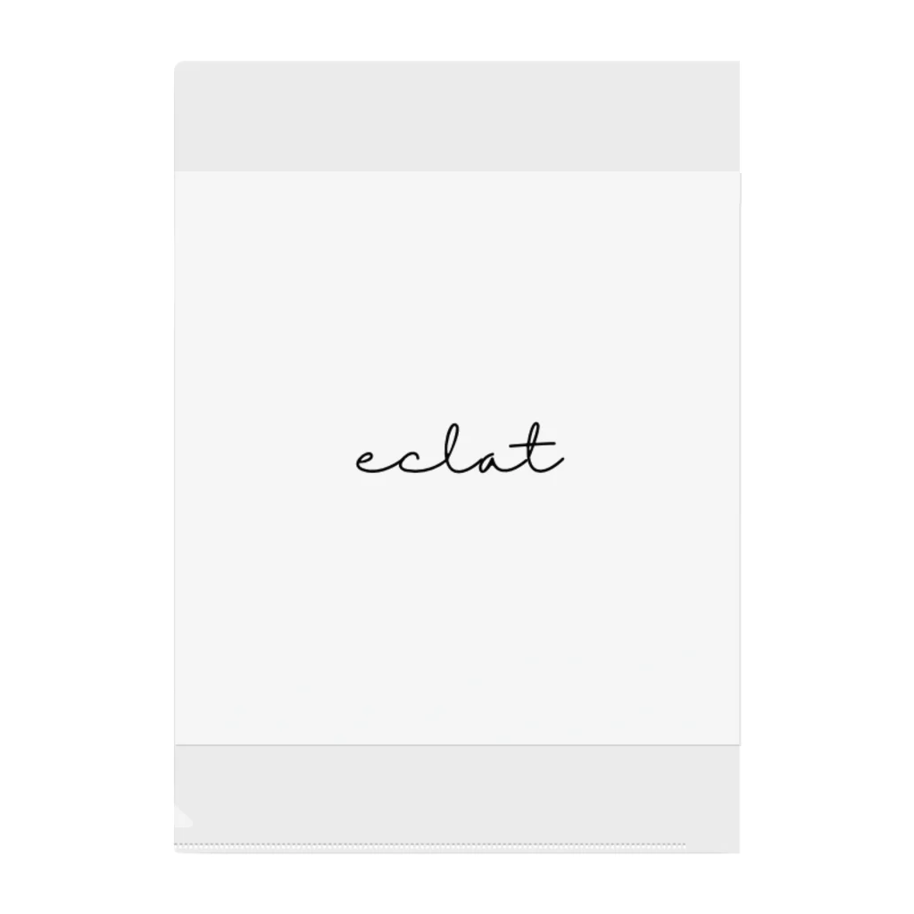 eclat-misaの♡ Clear File Folder