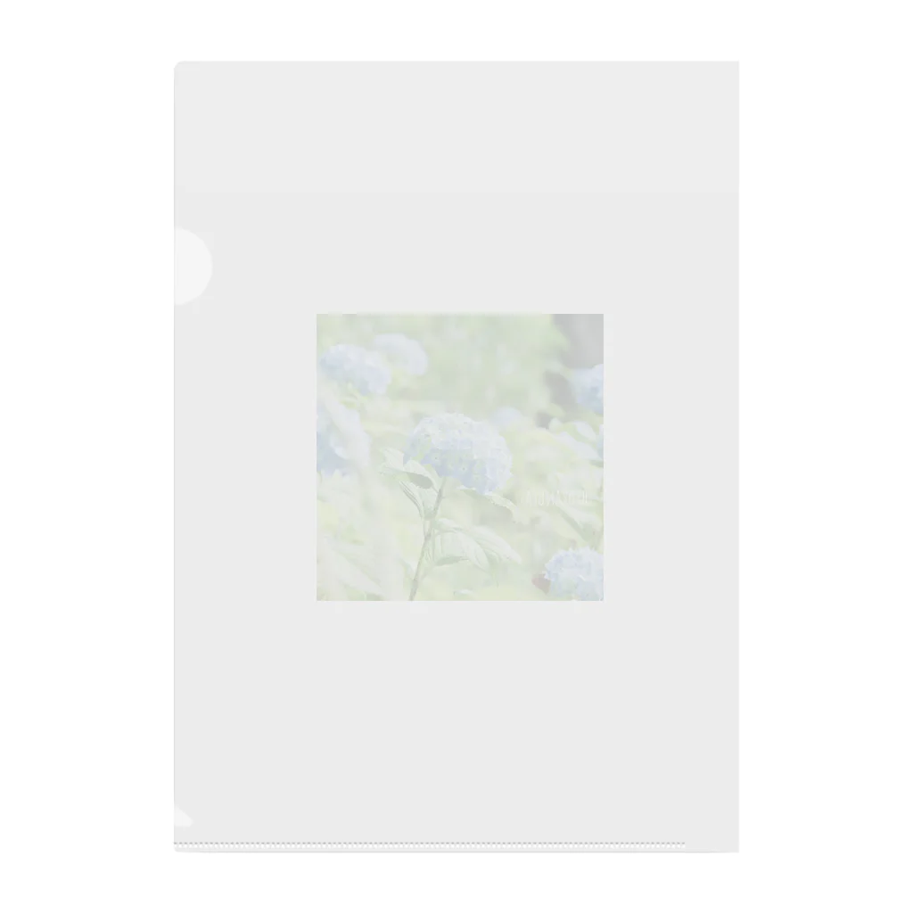 蛍石のhydrangeas Clear File Folder