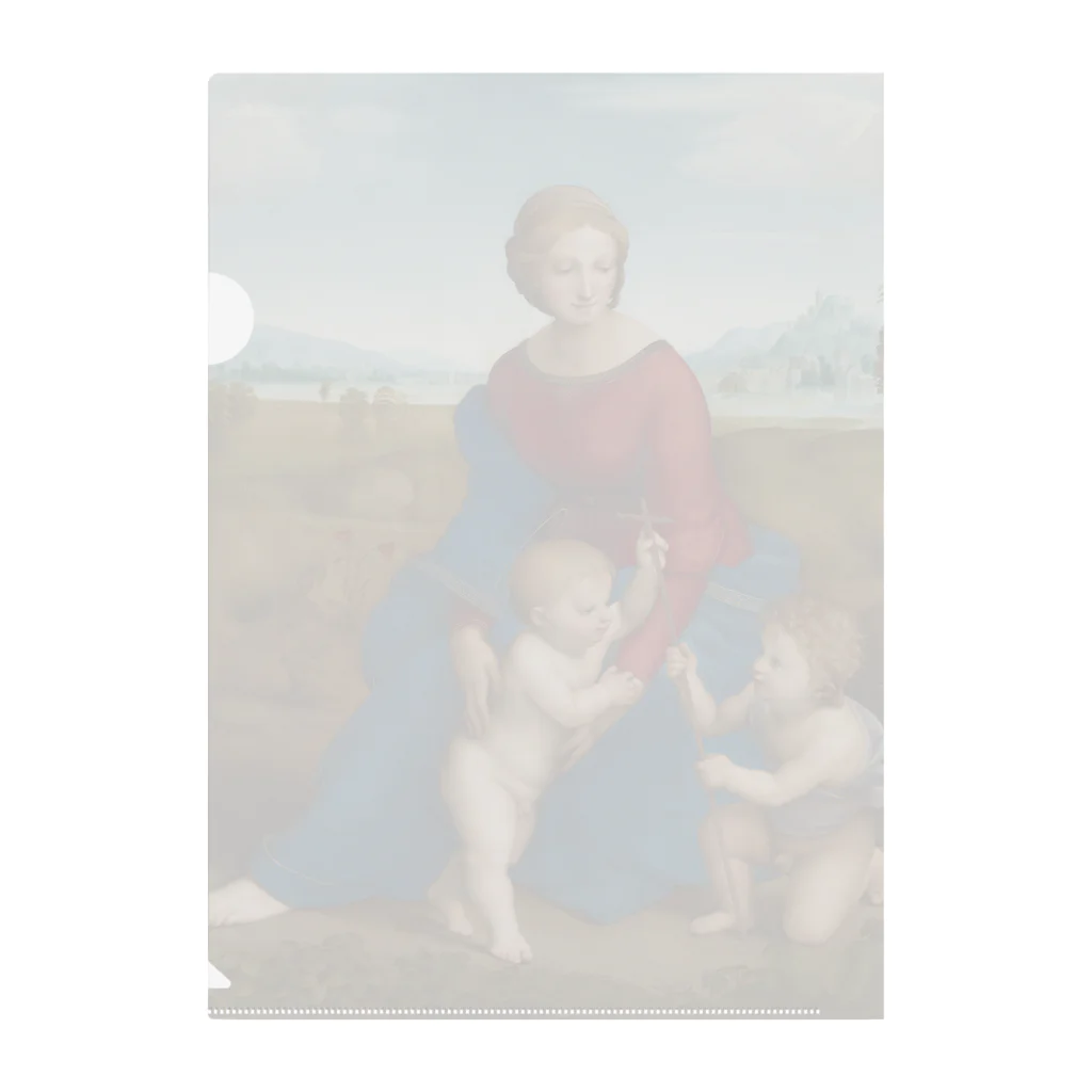 世界美術商店の牧場の聖母 / Madonna del Prato Clear File Folder