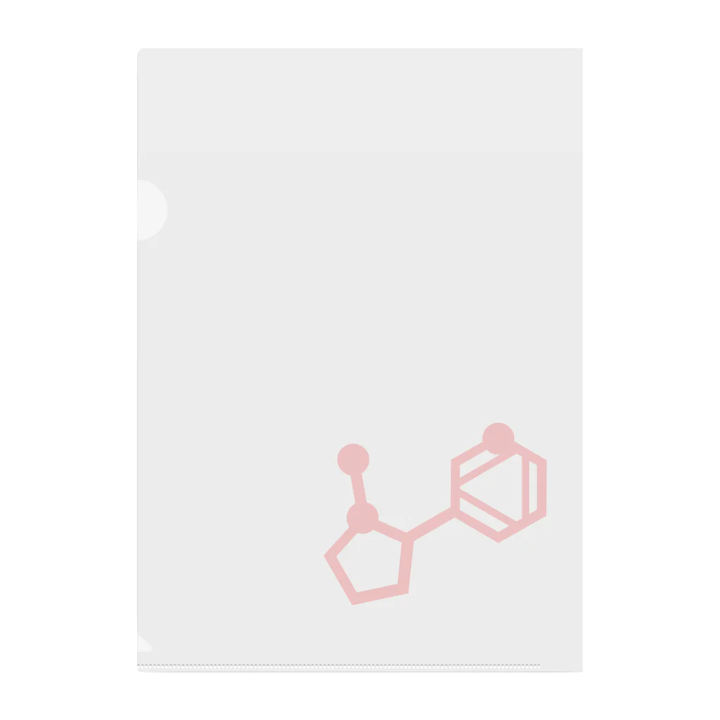 科学雑貨Scientiaのニコチン(マルボロver.) クリアファイル