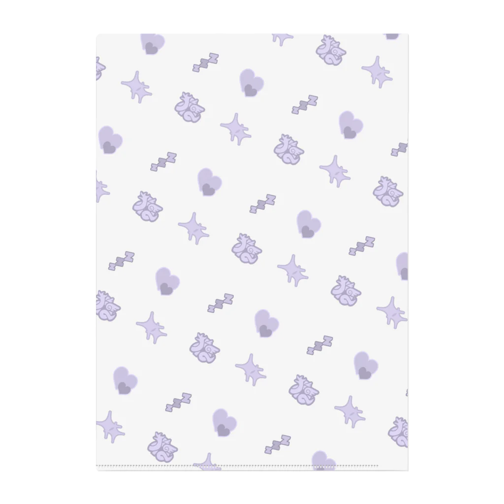 竜宮にどね💤のよるの姿笑顔💜アクリルスタンドなど Clear File Folder